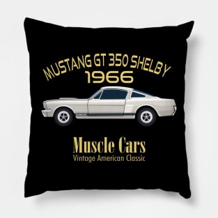 Shelby GT 350 Muscle Cars 1966 Pillow
