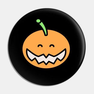 Pumpkin Big Face Costume Funny Pin