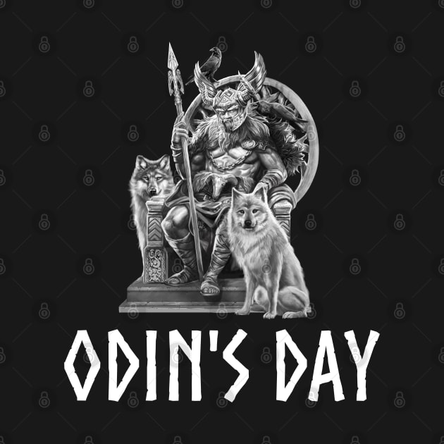 Wednesday Odin's Day Norse Mythology Viking God by Styr Designs