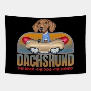 Dachshund the Legend Tapestry