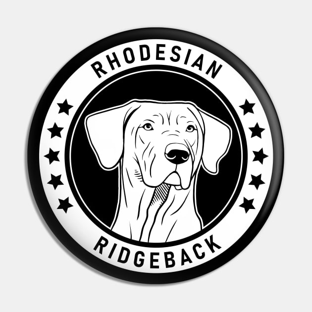 Rhodesian Ridgeback Fan Gift Pin by millersye