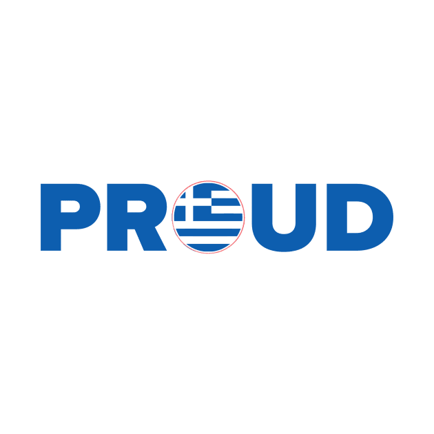 Proud Greek by MessageOnApparel