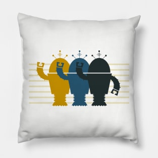 Robot Army Pillow