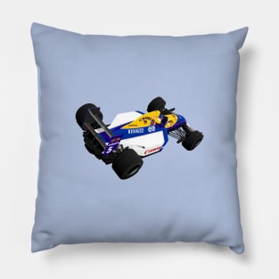 Nigel Mansell's Williams FW14 Formula 1 Car Pillow