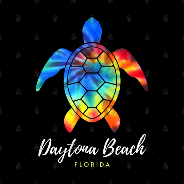 Daytona Beach Florida Sea Turtle Conservation Tie Dye by TGKelly