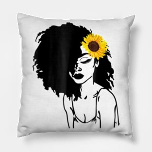 Afro Natural Black Hair Kind Pride Pillow