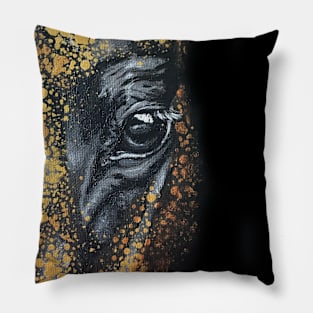 The Golden Gaze Pillow