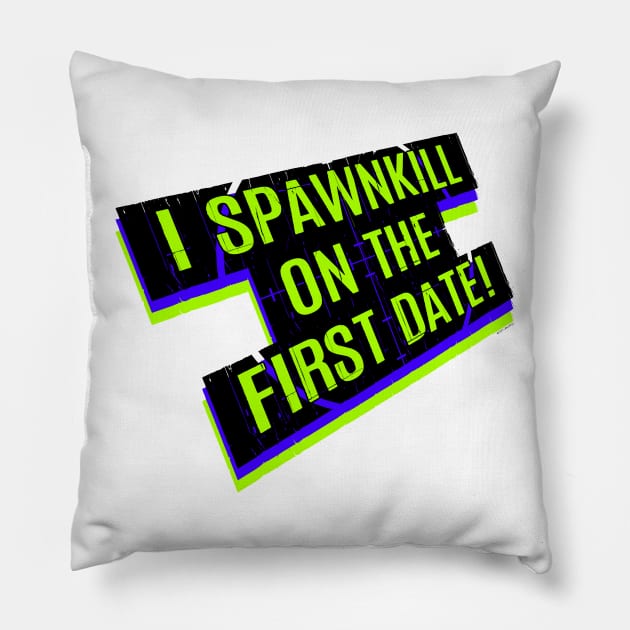 Spawn Kill (Neon #3) Pillow by Roufxis