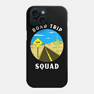 Road Trip Squad Summertime Vacation Getaway 2023 Alien Phone Case