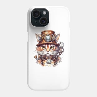Steampunk Cat Phone Case