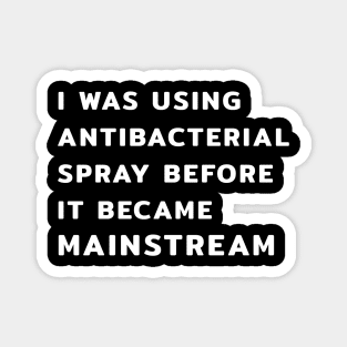 I Was Using Antibacterial Spray Before It Became Mainstream Magnet