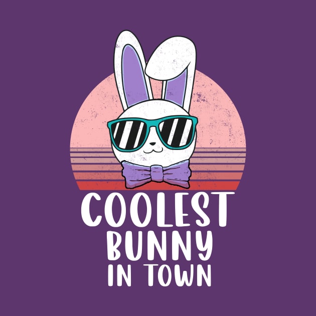 Funny Coolest Bunny In Town Sunglasses Easter Day 2022 by fadi1994