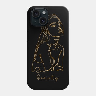 Monoline Beauty Phone Case