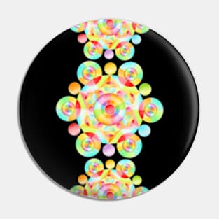 Neon Rainbow Festival Pin