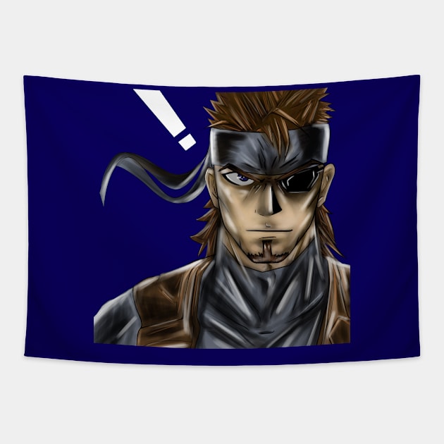 solid snake the metal gear solid Tapestry by jorge_lebeau