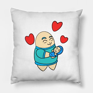 Fathers love - cute happy Pillow