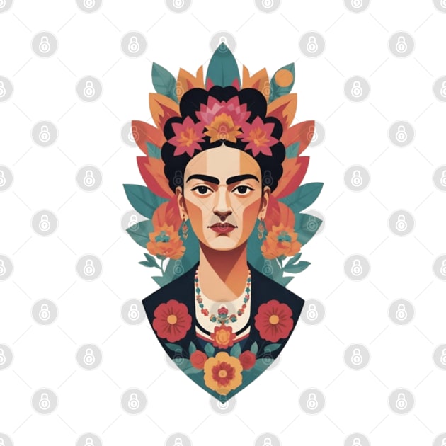 Frida's Essence: Portrait Illustration by FridaBubble