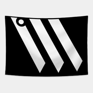 w simple logo Tapestry