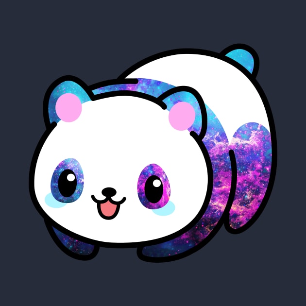 Kawaii Galactic Mighty Panda by EuGeniaArt