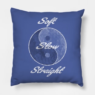 Soft slow straight qi gong tai chi energy flow Pillow