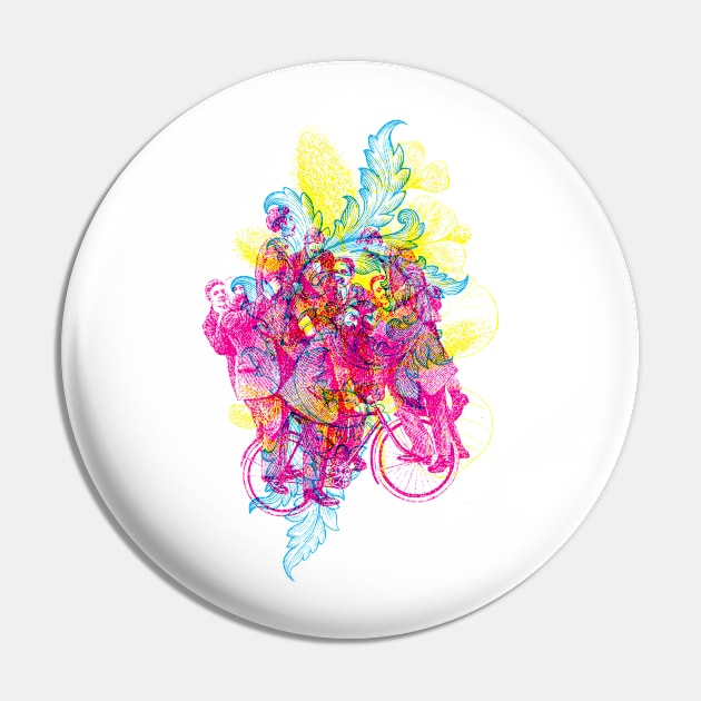 Cmyk crazy Pin by Up_Design