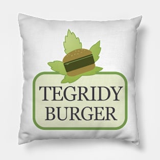 Tegridy Burger by Tegridy Farms Pillow