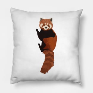 Watercolor Red Panda Pillow