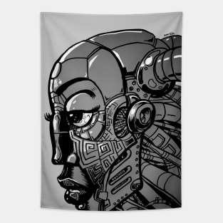 Robot Lady- Iron Tapestry