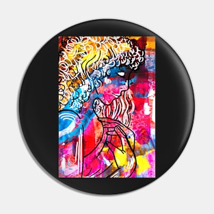 Amazing Grace Abstract Christian Art Pin