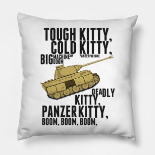 Tough Kitty Cold Kitty - Panther #2 Version Pillow