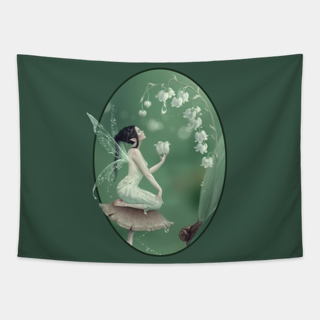 Lily of the Valley Flower Fairy Tapestry by silverstars