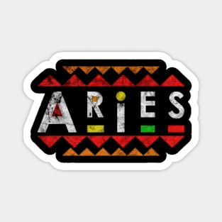 Zodiac Aries Birthday Magnet