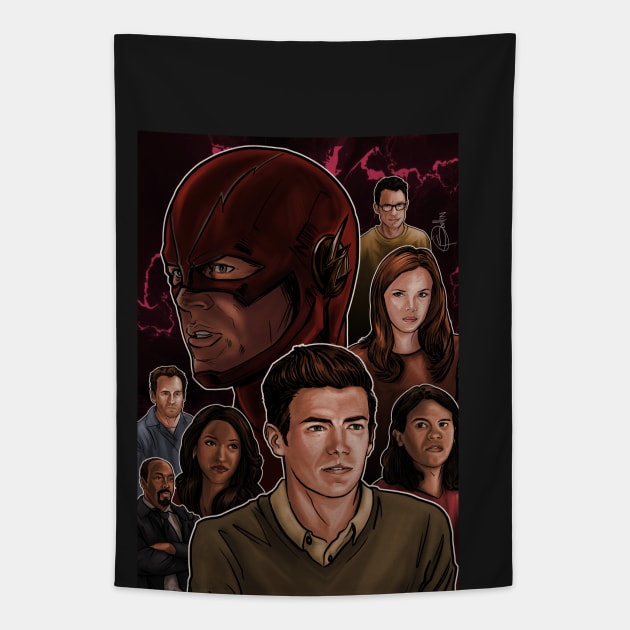 Fastest Man Alive TV Show Tapestry by PatrickScullin