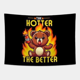 The Hotter the Better Bear Tapestry