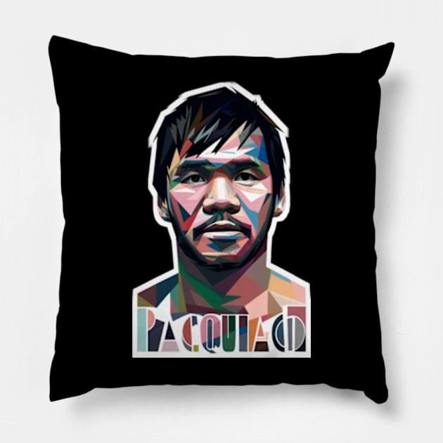 manny pacquiao Pillow by TshirtMA