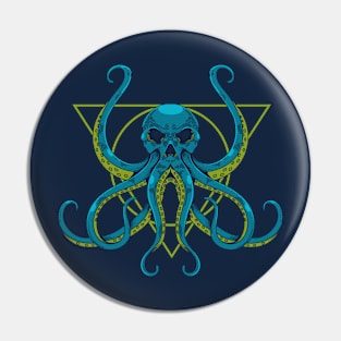 Squid Skull Pin