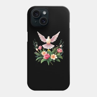 Easter Dove with Spring Vibes Phone Case