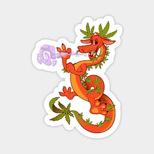 Weed Dragon Magnet