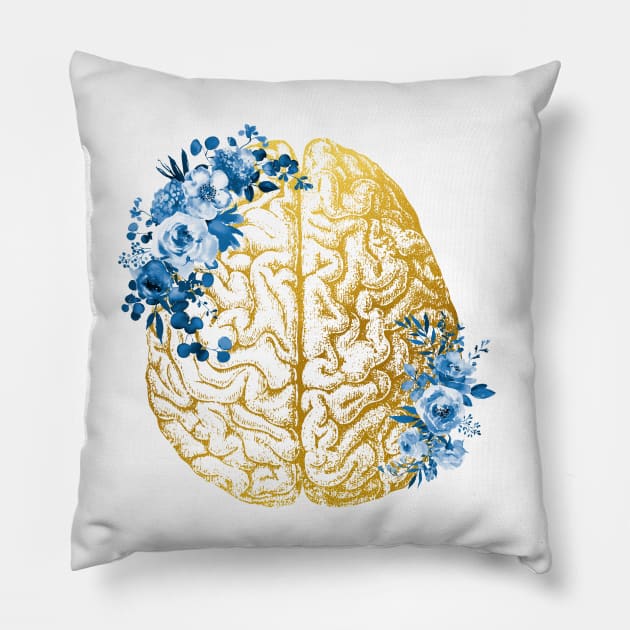 Human Brain Pillow by erzebeth
