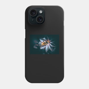 Bee on flower Phone Case