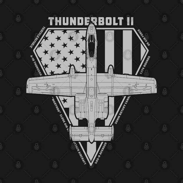 A-10 Warthog Attack Aircraft Diamond Series by DesignedForFlight