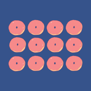 Pink Glazed Doughnuts T-Shirt