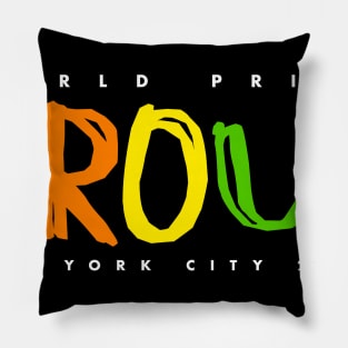 World Pride T-Shirt - PROUD in 2019 - New York City Pillow