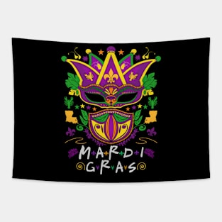 mardi gras funny costume Tapestry