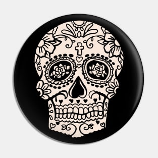 Day of the Dead Sugar Skull Pin