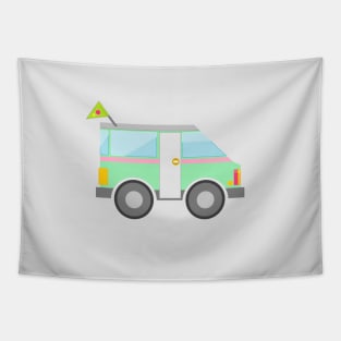 green van road trip Tapestry