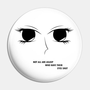 Sleepy t-shirt Pin