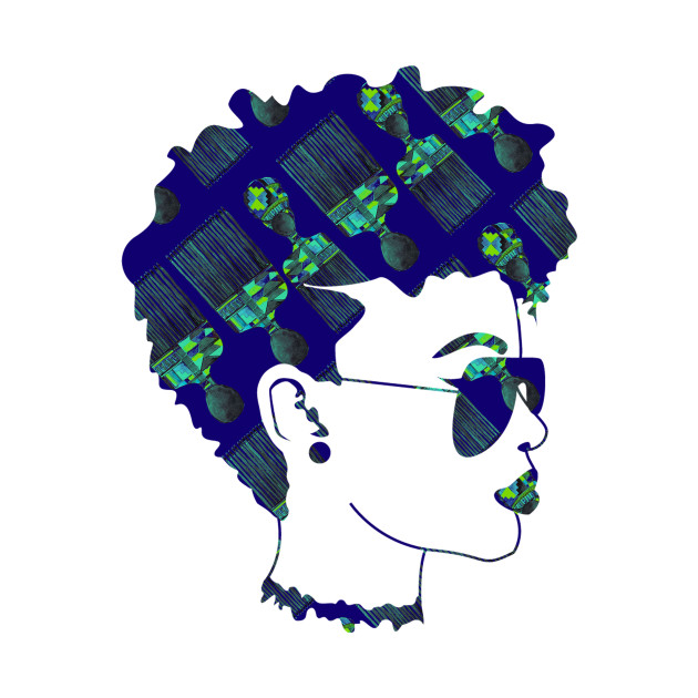 Kente Girl Graffiti by digitaldoodlers