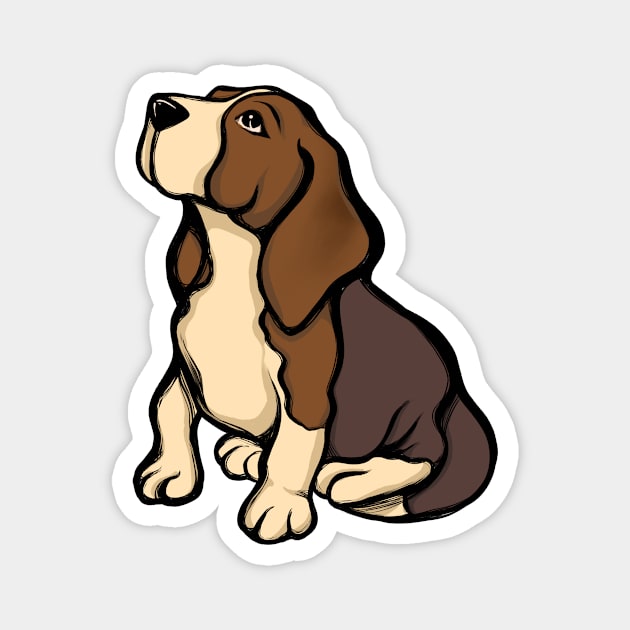 Beagle Magnet by bubbsnugg