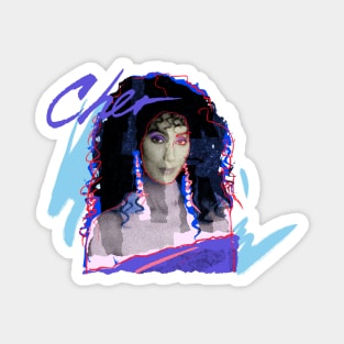 CHER 80S RETRO STYLE Magnet